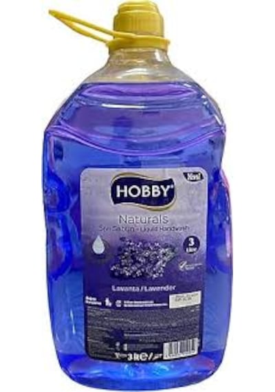 6 Adet Hobby Naturels Gül, Lavanta, Mandalina Ve Zeytinyağlı Seçeneği İle Sıvı El Sabunu 3 Lt - Ekonomik Boy Doğal Özler & Nemlendirici Etki