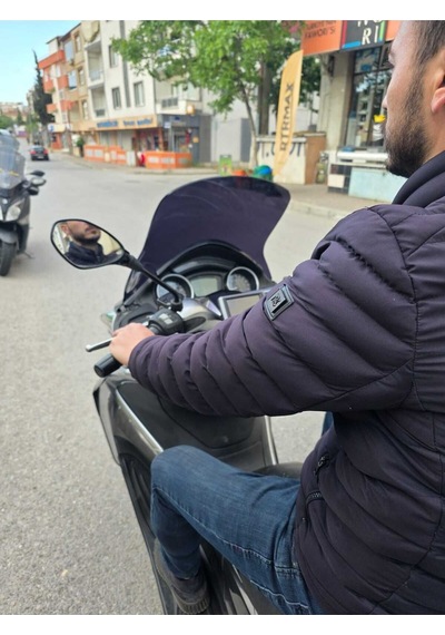 Motocam Piaggio X10 350 Ön Cam 2011-2017 Model 73cm Siyah Renkli 4mm