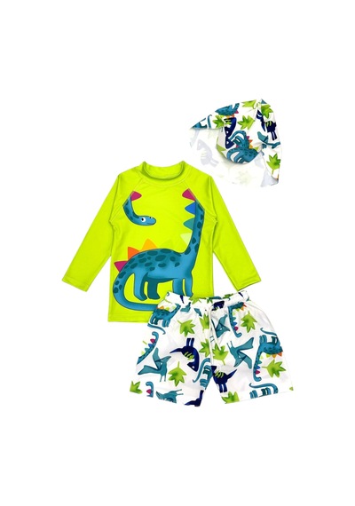 Lolliboomkids Erkek Çocuk Güneş Korumalı Siper Şapkalı Dinozor Karakter Desenli Deniz Şortlu Mayo Takım Yeşil Dinozor Yeşil Lolliboomkids Erkek Çocuk Güneş Korumalı Siper Şapkalı Dinozor Karakter Desenli Deniz Şortlu Mayo Takım Yeşil Dinozor Yeşil