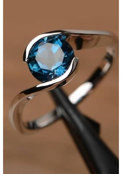 Mürşanyi Blue London Topaz Ak 1093