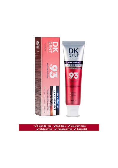 Dkdent %93 Beyazlatıcı Maksimum Leke Giderici Diş Macunu 75 Ml