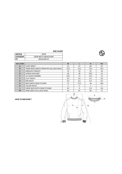 AR-MA Arma Erkek Regular Fit Selanik Sweatshirt Kazak Karbon Fırçalı, Bisiklet Yaka, Pamuk Polyester, Süs Etiketli K30124697802 Füme - Gri AR-MA Arma Erkek Regular Fit Selanik Sweatshirt Kazak Karbon Fırçalı, Bisiklet Yaka, Pamuk Polyester, Süs Etiketli K30124697802 Füme - Gri