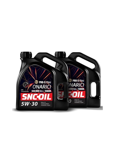 Snc Oil Icon Group 100.000 KM + Bakım Pro-S Plus Onarıcı 5W-30 Motor Yağı 2 X 4 L