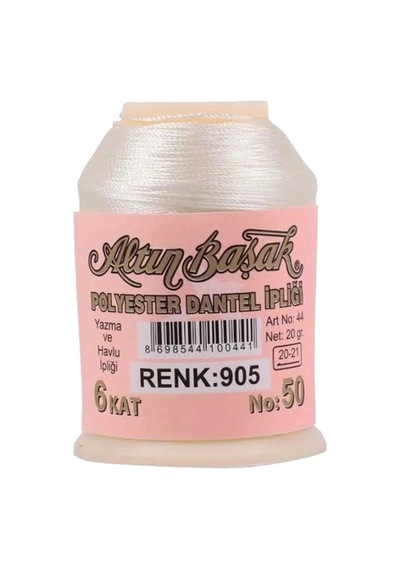 Hubrendy Tedarik Altınbaşak Oya Ve Dantel İpi 20 Gr - Royaleks - No: 905