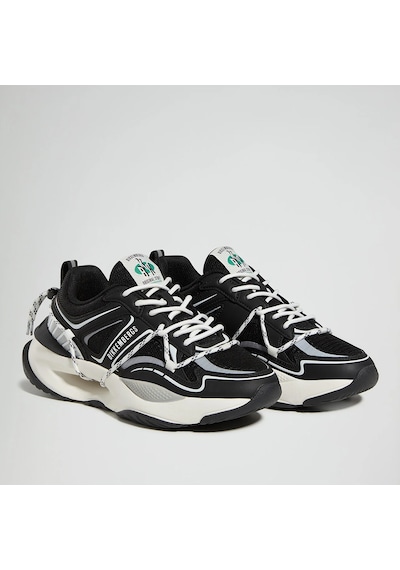 Sneaker Günlük Erkek 27118/cp I Bkku Bikkembergs 64029996 Suede Black/tec Black Suede Black/tec Black