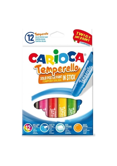 Carioca Temperello 12 Renk Poster Boyası 42738 Çok Renkli