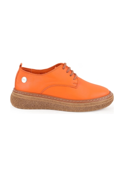 Mamma Mia Kadın Günlük Ayakkabı Hakiki Deri Bağcıklı Kalın Platform Taban Oxford Sneaker 26y-7560 Turuncu Mamma Mia Kadın Günlük Ayakkabı Hakiki Deri Bağcıklı Kalın Platform Taban Oxford Sneaker 26y-7560 Turuncu