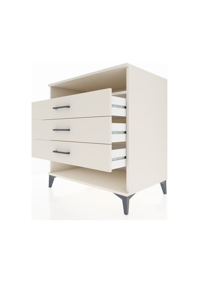 Kronos Şifonyer Tek Raflı 3 Çekmeceli 88x59x96 Aytaşı-aytaşı Aytaşı