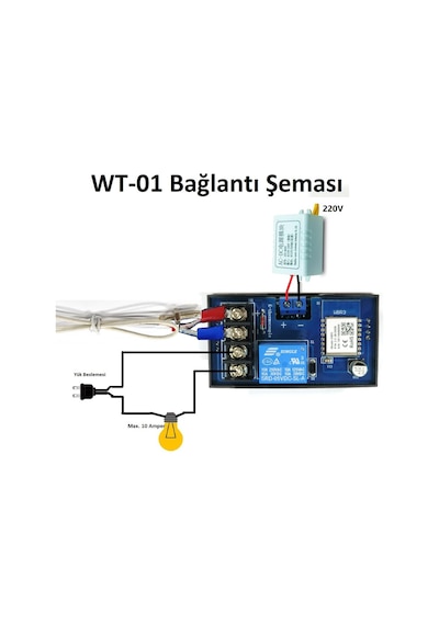 Yate10 Smart WiFi 220V 1000C 10A Termostat