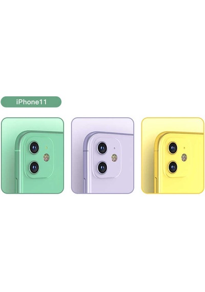 Apple Uyumlu iPhone 12 Mini Zore Cl-02 Kamera Lens Koruyucu Light Green