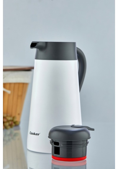 Cooker Colorstay Dailyserve 2 Litre Paslanmaz Çelik Termos Ckr2113 Beyaz