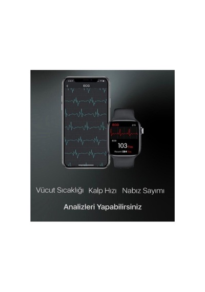 Watch6 Akıllı Saat Nabız Ölçer Çok Fonksiyonlu Ios Ve Android Uyumlu