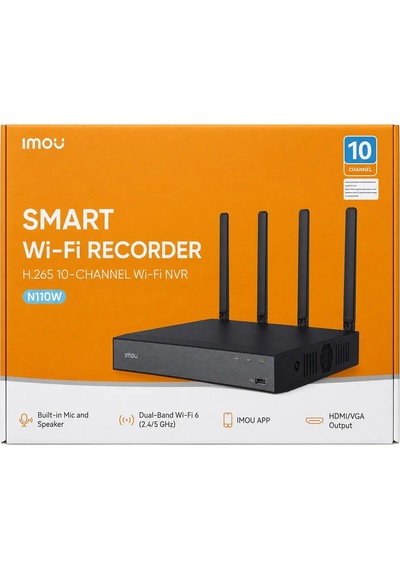 Imou Nvr-n110-8a0e-p 10 Kanal Wifi Nvr Kayıt Cihazı