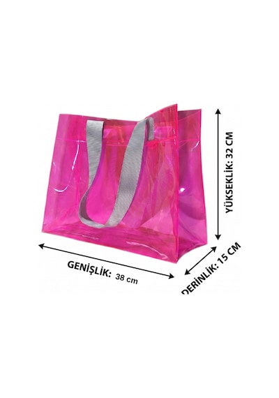 Rm Promosyon R&m Promosyon Su Geçirmez Şeffaf Pvc Kadın Plaj Ve Omuz Çantası - Pembe 3 Farklı Renkli Sap Seçeneği Pembe - Açık Gri Sap Pembe - Açık Gri Sap Rm Promosyon R&m Promosyon Su Geçirmez Şeffaf Pvc Kadın Plaj Ve Omuz Çantası - Pembe 3 Farklı Renkli Sap Seçeneği Pembe - Açık Gri Sap Pembe - Açık Gri Sap