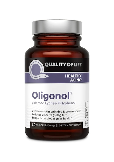 Oligonol Made From Lychee Fruit And Green Tea 30 Veg. Capsules