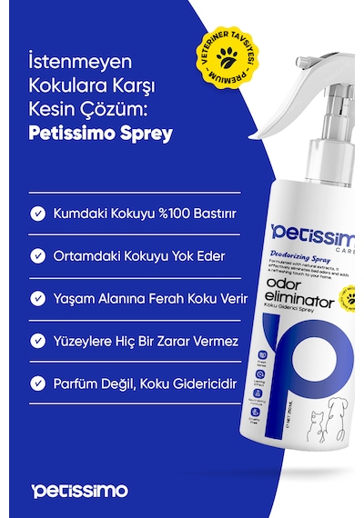 Petissimo Care Koku Giderici Sprey - Kedi Ve Köpek Kum, Tuvalet Ve Oda Spreyi