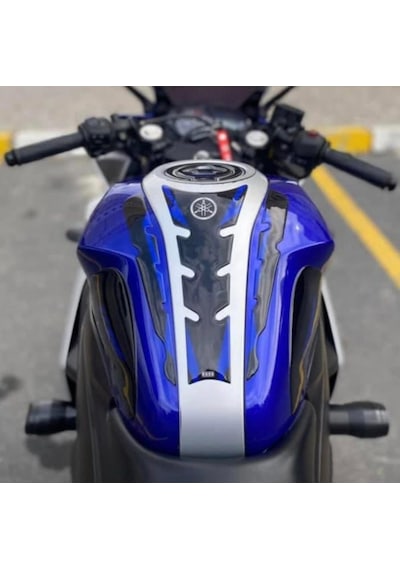 Yamaha R25 2014-18 Beyaz Tank Pad Set