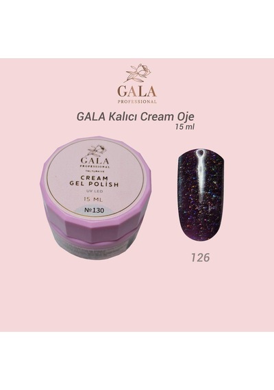 Gala Cream Kalıcı Oje 15 Ml No:126