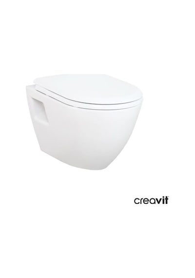 Creavit Tp325 Asma Klozet + Yeni Slim Yavaş Kapanır Kapak Kc5000-