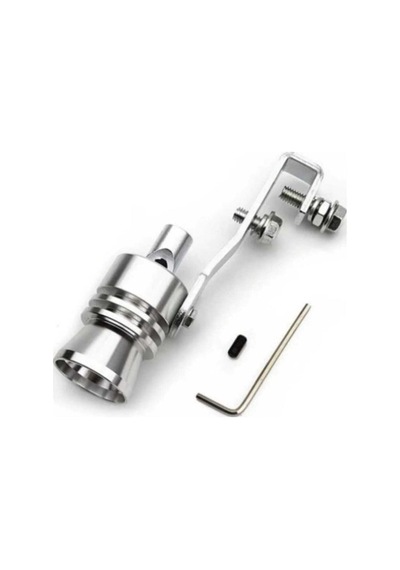 Üniversal Egzoz Islık Aparatı Egzoz Ucu Turbo Sesi Large 29 Mm Krom