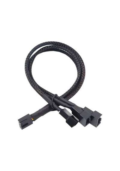 1 To 3 Çoğaltıcı 25cm Fan Uzatma Kablosu Y Tip 4 Pin 3 Pin Bilgisayar Kasa Anakart Ekran Kartı