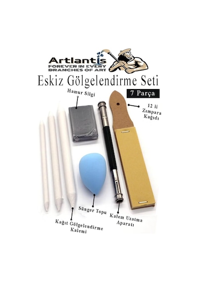 Telli Suluboya Bloğu Kağıdı A5 210gr 20 Yaprak Dokulu Gölgelendirme Zımpara 24 Renk Aquarell Kuruboya Dereceli Uzatma