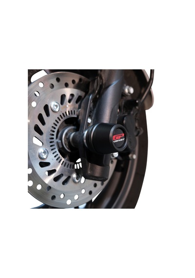 Gp Kompozit Honda Pcx 125 / 150 2018-2026 Uyumlu Ön Aks Koruma Takozu Siyah
