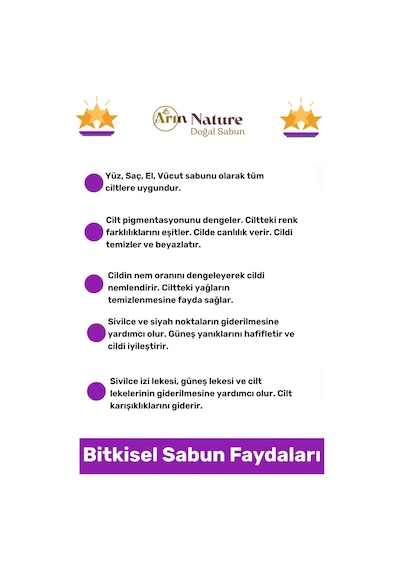 Safran %100 Doğal Güzel Kokulu El Yüz Saç Vücut Orijinal Bitkisel Safran Sabunu 120g - 10 Adet Karışık