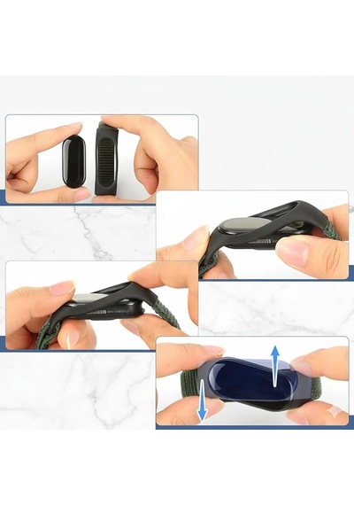 Xiaomi Mi Band 7/6/5/4 İle Uyumlu Hasır Örme Kordon Terletmeyen Nefes Alabilen Kumaş Hafif Yapı Cildi Tahriş Etmeyen Cırt Cırt Tasarım Yumuşak Ve Rahat Mi Band 7 Kordonu Çok Renkli Xiaomi Mi Band 7/6/5/4 İle Uyumlu Hasır Örme Kordon Terletmeyen Nefes Alabilen Kumaş Hafif Yapı Cildi Tahriş Etmeyen Cırt Cırt Tasarım Yumuşak Ve Rahat Mi Band 7 Kordonu Çok Renkli
