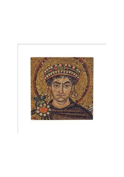 I. Justinianus Büyük Jüstinyen Baskılı Taş Magnet 5x5