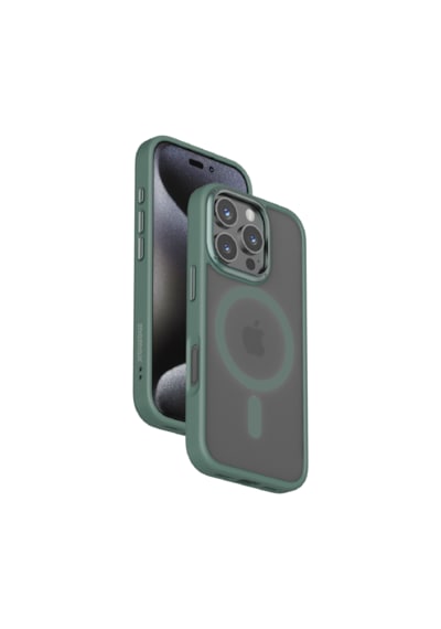 Momax Play CaseForm Apple Uyumlu iPhone 16 Pro Magsafe Kılıf Yeşil