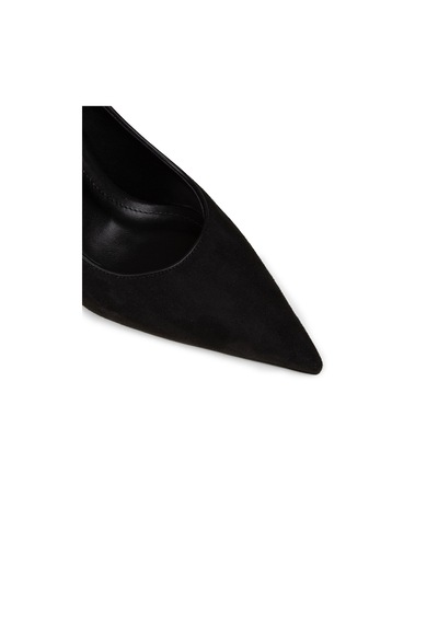 Deery Kadın Siyah Süet Sivri Burun Stiletto - V4045zsyhm01 siyah