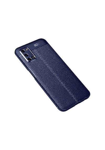 Adige Oppo A92 Kılıf Niss Deri Görünümlü Silikon