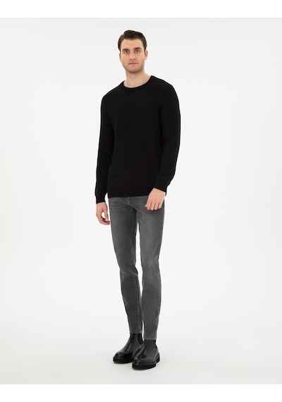 Pierre Cardin Erkek Siyah Kazak /triko 50297117-vr046 Siyah
