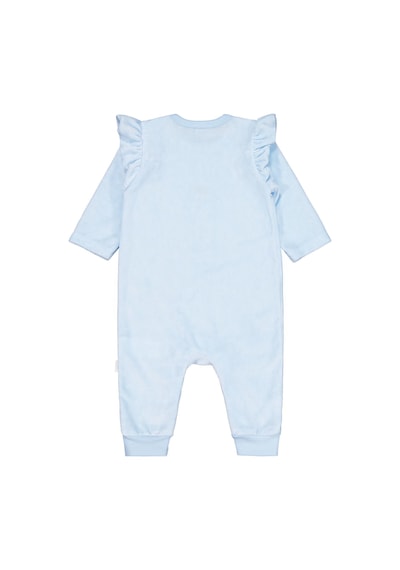 Civil Baby Balerin Nakışlı 6-18 Ay Tulum - Mavi Açık Mavi