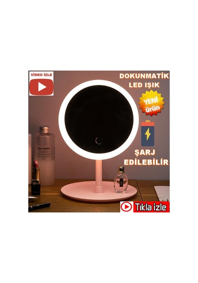 Şarjlı Led Işıklı Dokunmatik Makyaj Lambası
