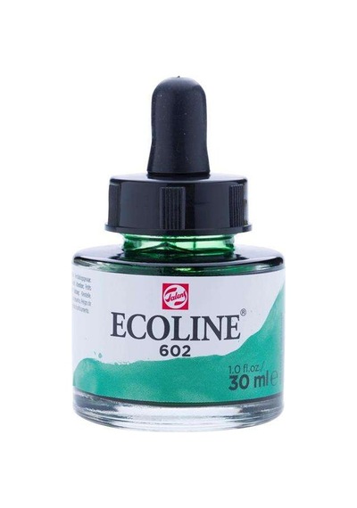 Talens Ecoline Sıvı Sulu Boya 30 Ml Deep Green 602 Standart