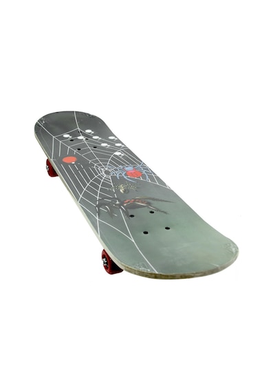 Desenli Ahşap Iç Bükey Kaykay 78 CM Çok Renkli