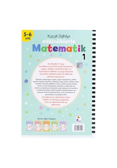 Küçük Dahiler Etkinliklerle Matematik 1. Kitap 5-6 Yaş