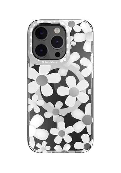 Apple Uyumlu iPhone 14 Pro Kılıf M-safe Şarj Özellikli Çift Imd Baskılı Lisanslı Switcheasy Artist-m Fleur