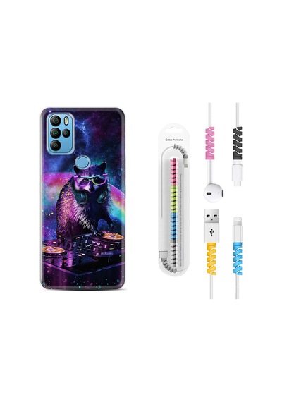 General Mobile Gm21 Pro Kılıf Kablo Koruyuculu Dj 1848