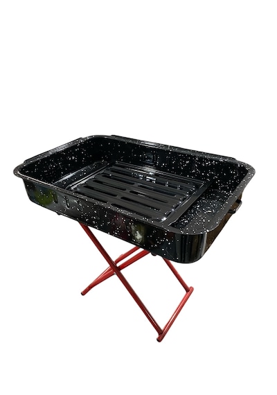Mobilreyon Portatif Katlanabilir Ayaklı Emaye Mangal Ortaboy-53x35x10-yükseklik 45cm Kutulu Açık Kahverengi Mobilreyon Portatif Katlanabilir Ayaklı Emaye Mangal Ortaboy-53x35x10-yükseklik 45cm Kutulu Açık Kahverengi