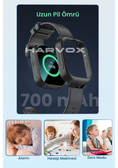 Hx Kids 4g Max Akıllı Çocuk Saati Çok Renkli