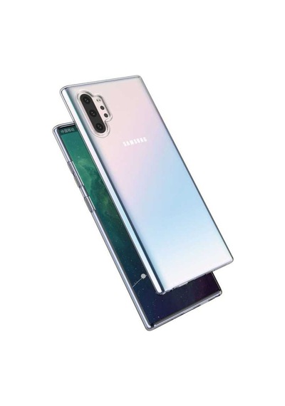 Samsung Uyumlu Galaxy Note 10 Plus Kilif Seffaf Silikon Hibrit Case 372296964