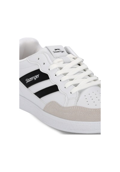 Slazenger Fun Erkek Beyaz / Siyah Günlük Spor Ayakkabısı Beyaz - Siyah