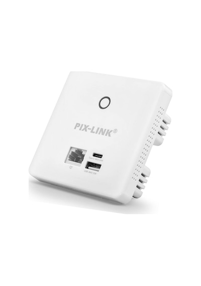 Duvar Tipi Wifi Access Point Poe Destekli 300 Mbps - Beyaz Lv-cap08 Evimdeyokyok
