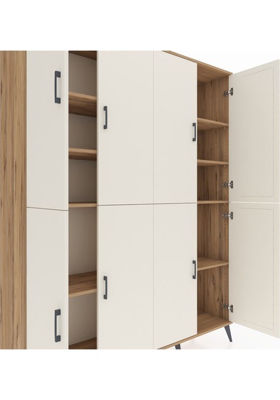 Hyperion Gardrop 8 Raflı 8 Kapaklı 176x44x221 Çam-aytaşı/çam Aytaşı/çam Hyperion Gardrop 8 Raflı 8 Kapaklı 176x44x221 Çam-aytaşı/çam Aytaşı/çam