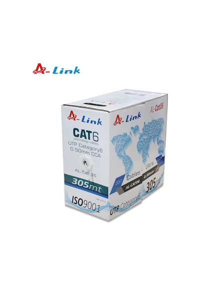 A-Link Al-Cat06 305M Cat6 0.50Mm Cca Kablo 1512021