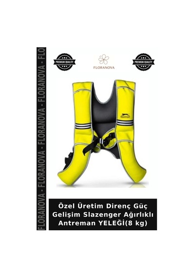 Özel Üretim Direnç Güç Gelişim Slazenger Ağırlıklı Antreman Yeleği 8 Kg Belirtilmemiş