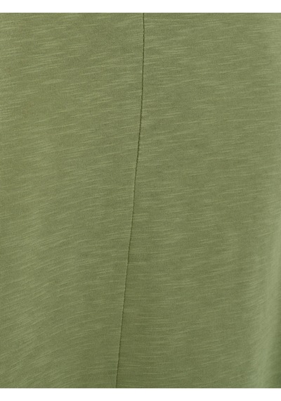 Long Crop Kadın Tshirt K.kol Haki